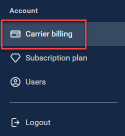 ShipEngine Carriers selected under the Account section