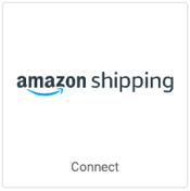Amazon Shipping logo. Button that reads, Connect