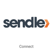The available carrier connections are displayed with Sendle highlighted.