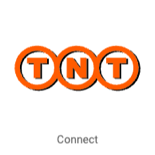 T N T logo. Button that reads, Connect