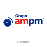 Grupo A M P M logo. Button that reads, Connect.