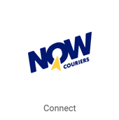 Freightways: Now Couriers logo. Connect button links to connection popup